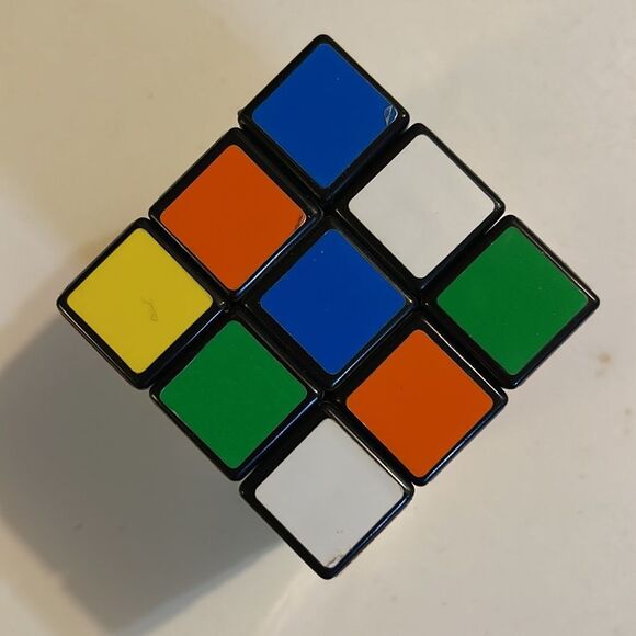 Rubix Cube Not Vintage Minor Damage to Stickers - Picture 5 of 8
